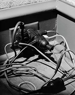 Cords: 1950s OVERLOADED ELECTRICAL OUTLET