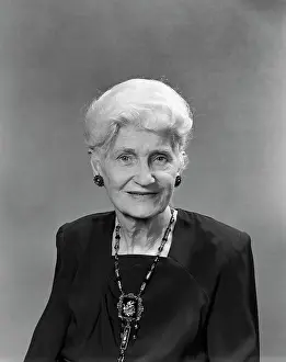 Geriatric: 1950s Portrait Of Elderly White