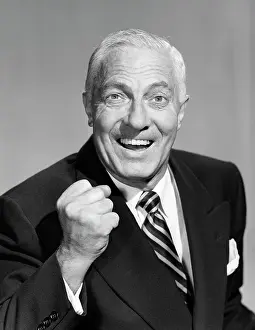 Forceful: 1950s Senior Business Man Making
