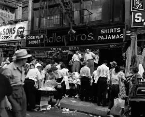 Immigrating: 1950s Sidewalk Merchants On New