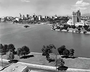 1950s View Of Skyline Of Oakland
