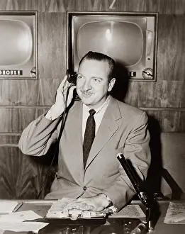 Anchorman: 1950s Walter Cronkite Newscaster