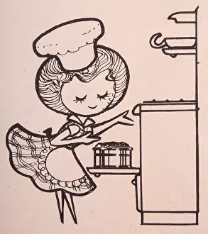 Schooldays: 1950sm 60s, schooldays, learning to cook the