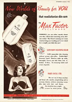 Corinne: 1951 ad Max Factor cleansing cream