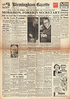 Bevin: 1951 Birmingham Gazette Herbert Morrison