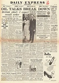 1951 Daily Express Abadan Crisis