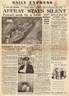 Amphion: 1951 Daily Express HMS Affray disaster