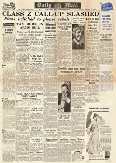 Demobilisation: 1951 Daily Mail debate on Class Z reservists