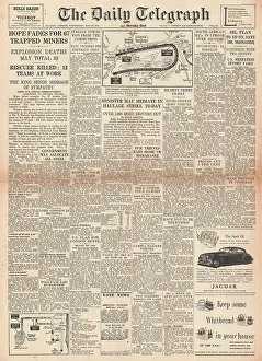 Tattenham: 1951 Daily Telegraph Easington Colliery disaster