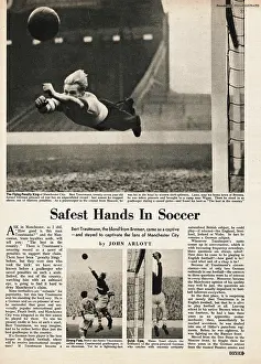 Trautmann: 1951 Illustrated goalkeeper Bert Trautmann