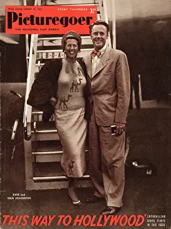 Evie: 1951 Picturegoer Evie and Van Johnson