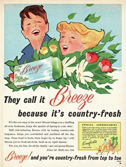 Lather: 1951 UK advert Breeze soap