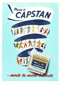Capstan: 1951 UK advert Capstan cigarettes