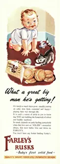 Rusks: 1951 UK advert Farley's rusks