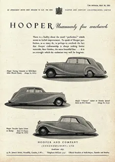 Hooper: 1951 UK advert Hooper Coachbuilders