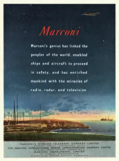 Ericsson: 1951 UK advert Marconi communications