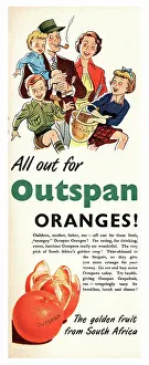 Oranges: 1951 UK advert Outspan oranges