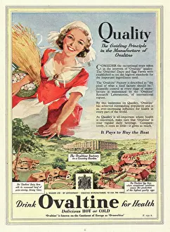 Malt: 1951 UK advert Ovaltine