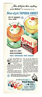 Tapioca: 1951 UK advert Royal Tapioca Desert