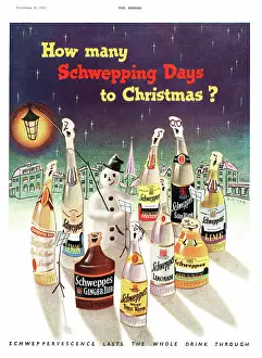 Schweppe: 1951 UK advert Schweppes drinks