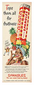Spangles: 1951 UK advert Spangles sweets