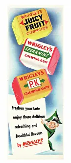 Wrigleys: 1951 UK advert Wrigleys chewing gum