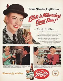 Britton: 1951 U.S. Magazine Blatz beer Advert