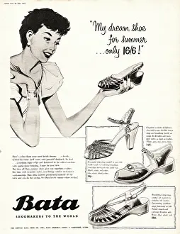 Bata: 1952 advert Bata shoes