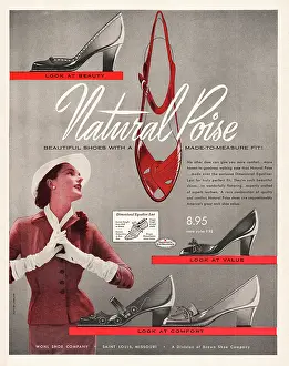 Wohl: 1952 US advert Wohl Shoe Company