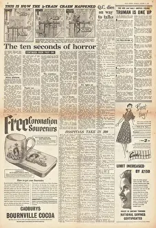 Quintinshill: 1952 Daily Express Harrow train disaster