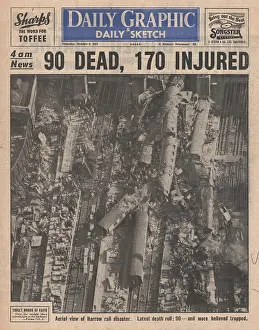 Quintinshill: 1952 Daily Graphic Harrow train disaster