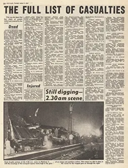 Quintinshill: 1952 Daily Graphic Harrow train disaster