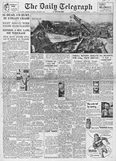 Quintinshill: 1952 Daily Telegraph Harrow train disaster