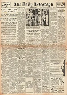 Abdicate: 1952 Daily Telegraph King Farouk goes into exile