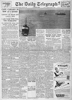 Turmoil: 1952 Daily Telegraph Sinking of Flying Enterprise