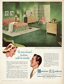 Renovation: 1952 Dominion Linoleum Advert