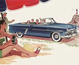Crestline: 1952 Ford Crestline Sunliner Convertible