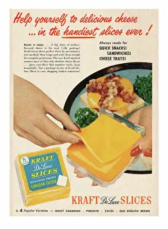 Slices: 1952 Kraft Cheese Advert