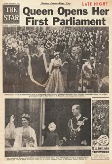 1952 The Star Queen opens her first Parliament