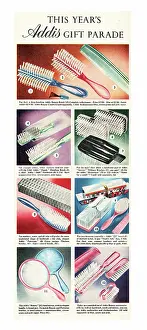 Hertford: 1952 UK advert Addis brushes