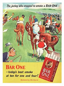 Vaping: 1952 UK advert Bar One cigarettes