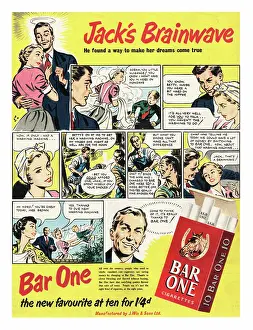 Vaping: 1952 UK advert Bar One cigarettes