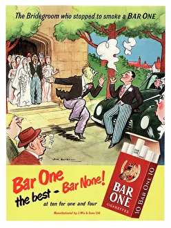 Vaping: 1952 UK advert Bar One cigarettes