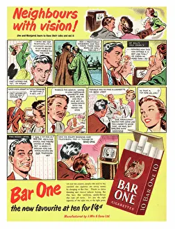 Vaping: 1952 UK advert Bar One cigarettes