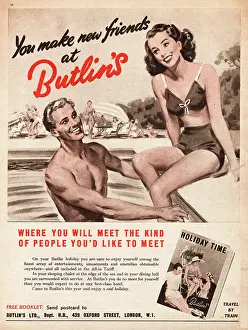 Butlin: 1952 UK advert Butlin's