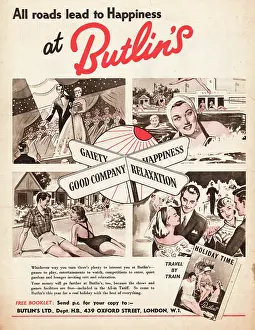 Butlin: 1952 UK advert Butlin's