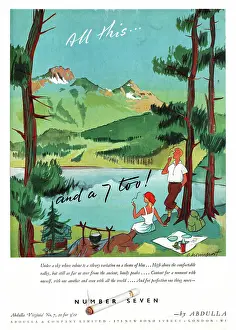Vaping: 1952 UK advert Number Seven cigarettes