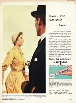 Gums: 1952 UK advert Pepsodent tooth paste