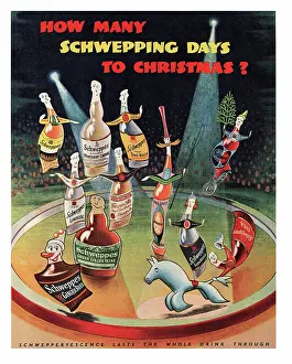 Schweppe: 1952 UK advert Schweppes drinks