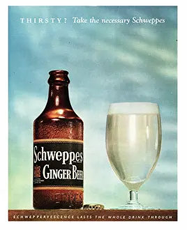 Schweppe: 1952 UK advert Schweppes Ginger Beer